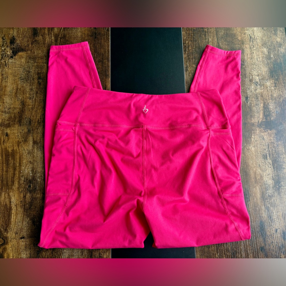 Torrid Hot Pink Leggings - Picture 3 of 11